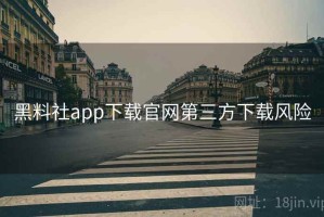 黑料社app下载官网第三方下载风险
