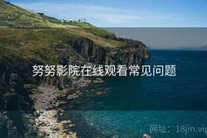 努努影院在线观看常见问题