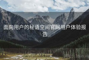 面向用户的秘语空间官网用户体验报告