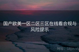 国产欧美一区二区三区在线看合规与风险提示