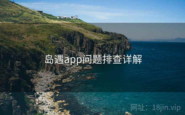 岛遇app问题排查详解