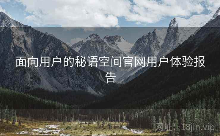 面向用户的秘语空间官网用户体验报告