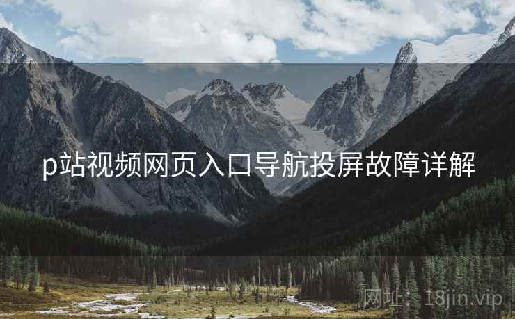 p站视频网页入口导航投屏故障详解